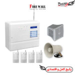 پکیج دزدگیر فایروال F9 سیم کارتی با 4 چشمی بیسیم