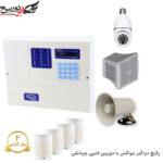 پکیج دزدگیر اماکن NEWLEX NX3 با 4 چشمی و دوربین لامپی چرخشی