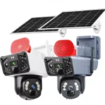 دوربین سیمکارتی خورشیدی برند V380 مدل TP12_4G